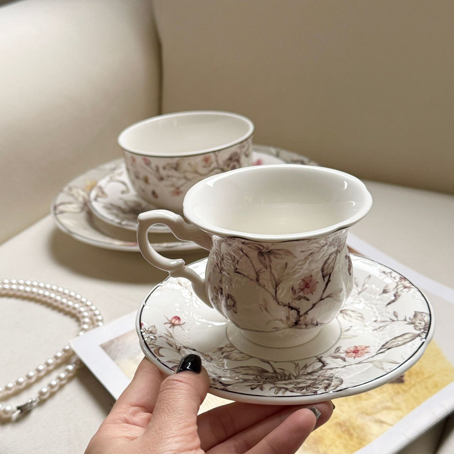 Orchid Lace Ceramic set