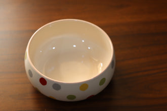 Pastel polka Bowls set of 3