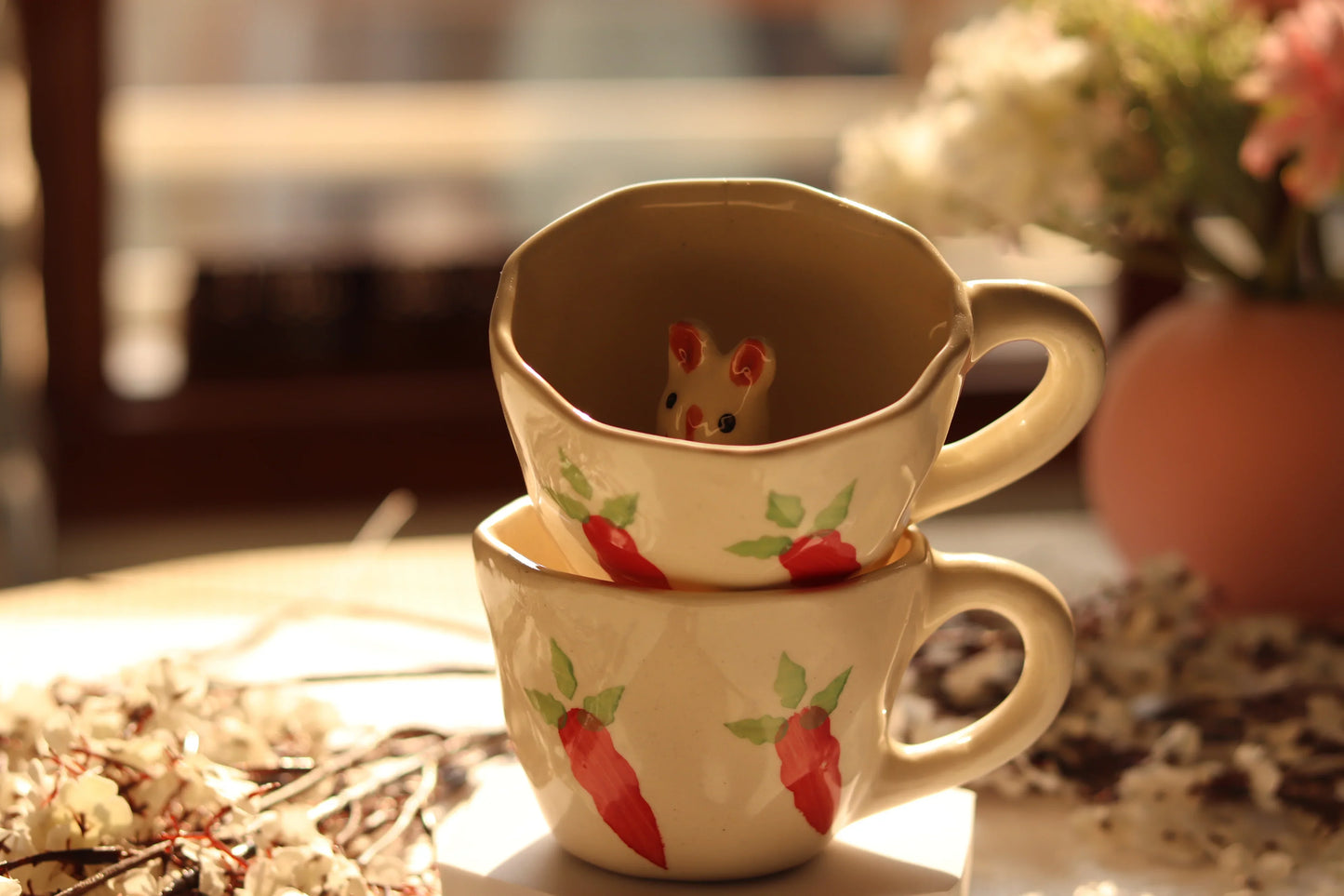 Peek-a-Boo Mugs