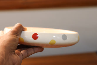 Pastel polka Bowls set of 3