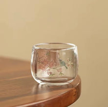 Sakura Glass Tea Cup